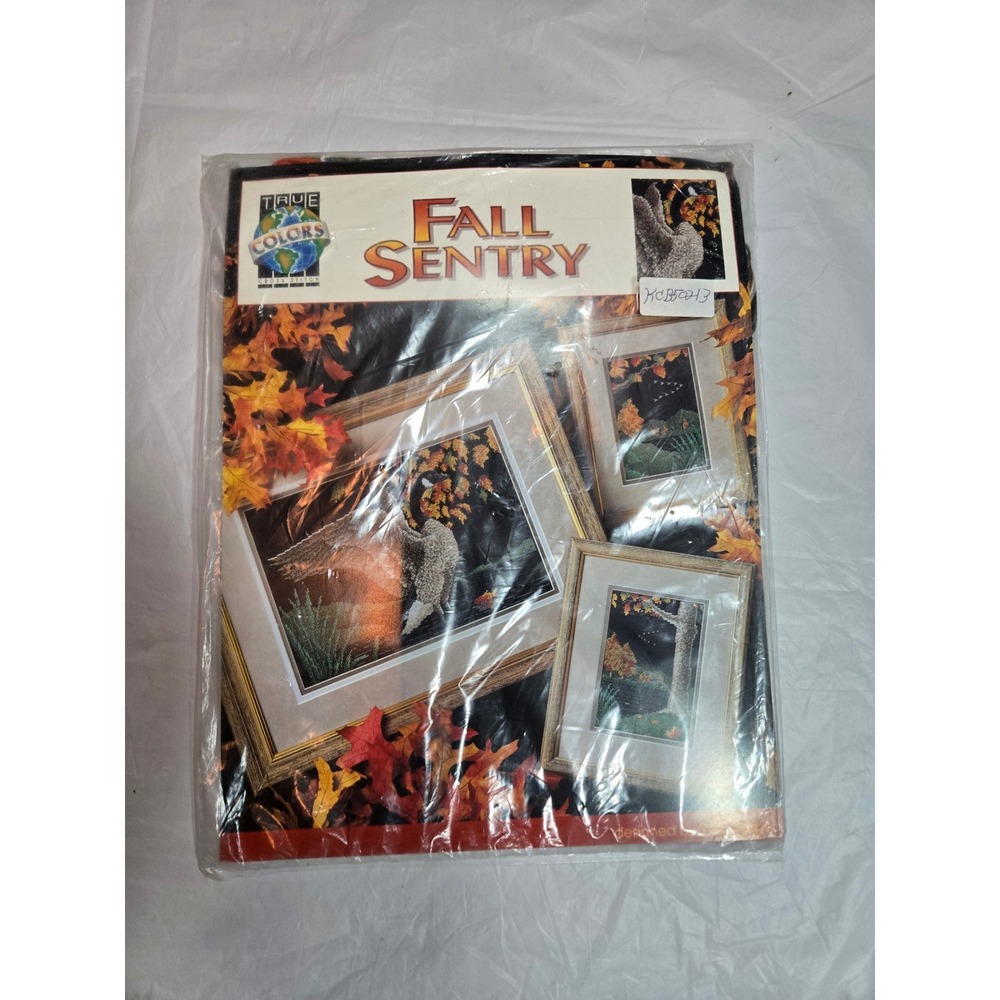 True Colors Fall Sentry Cross Stitch Kit BCL-10082 Canada Goose Autumn Leaves